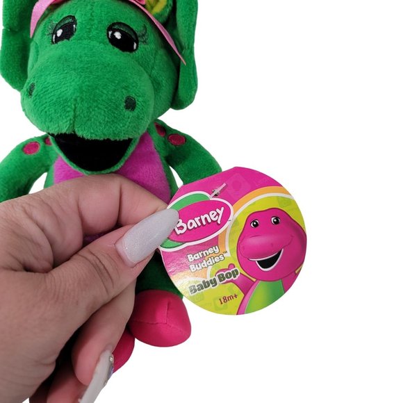 Fisher Price NWT Plush Baby Bop 8” Dinosaur Barney 2017 Stuffed Animal Toy - Picture 6 of 7